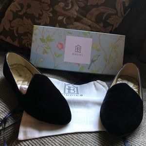 Birdies Velvet Slippers